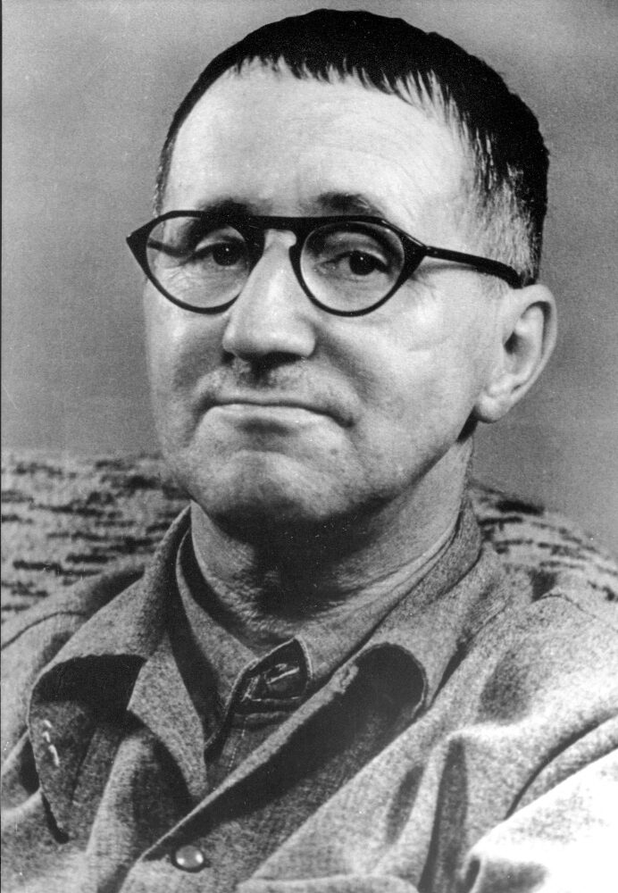 Foto von Bert Brecht aus dem Jahr 1954