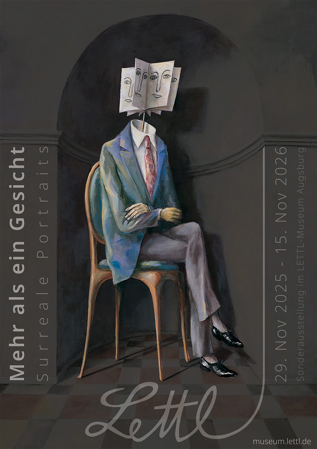 Plakat zur Sonderausstellung 'Mehr als ein Gesicht'